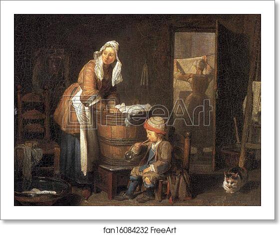 Free art print of The Laundress by Jean-Baptiste-Simeon Chardin Free art print of The Laundress by Jean-Baptiste-Simeon Chardin