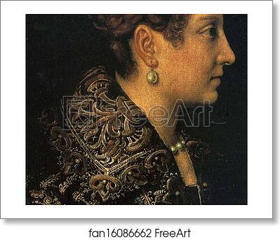 Free art print of Portrait of a Lady. Detail by Sofonisba Anguissola