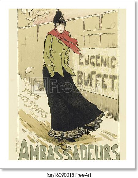 Free art print of Le Concert des Ambassadeurs, "Eugénie Buffet". by Lucien Métivet Free art print of Le Concert des Ambassadeurs, "Eugénie Buffet". by Lucien Métivet