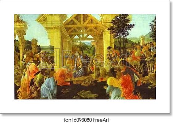 Free art print of Adoration of the Magi by Alessandro Botticelli