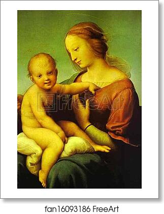 Free art print of The Niccolini-Cowper Madonna by Raphael