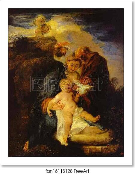 Free art print of Rest on the Flight into Egypt by Jean-Antoine Watteau Free art print of Rest on the Flight into Egypt by Jean-Antoine Watteau