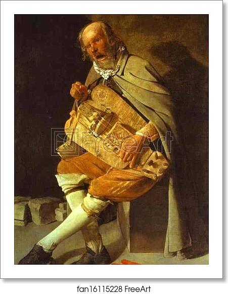 Free art print of Hurdy-Gurdy Player by Georges De La Tour Free art print of Hurdy-Gurdy Player by Georges De La Tour