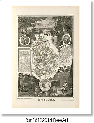 Free art print of Dépt. du Jura (région de l'est) by Victor Jules Levasseur Free art print of Dépt. du Jura (région de l'est) by Victor Jules Levasseur