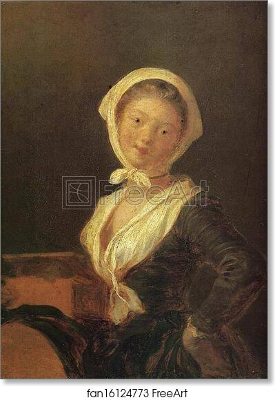 Free art print of Barrel Organist by Jean-Honoré Fragonard