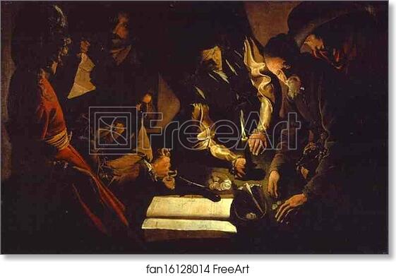 Free art print of Money Paid by Georges De La Tour