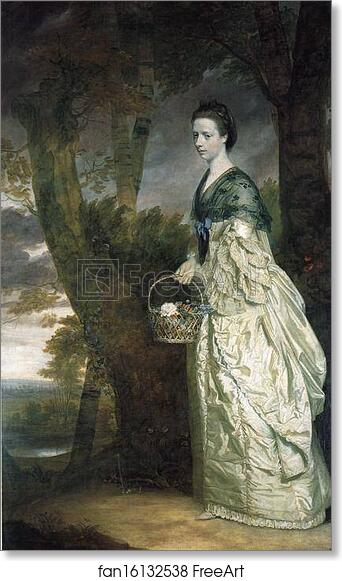 Free art print of Mrs Thomas Riddell by Sir Joshua Reynolds
