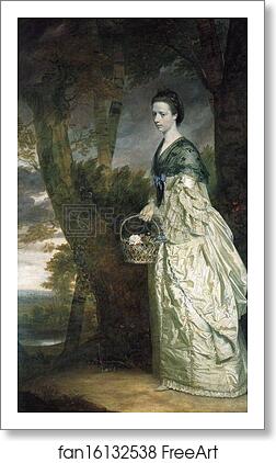 Free art print of Mrs Thomas Riddell by Sir Joshua Reynolds