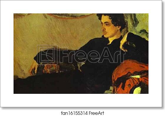 Free art print of Portrait of Nikolay Pozniakov by Valentin Serov Free art print of Portrait of Nikolay Pozniakov by Valentin Serov