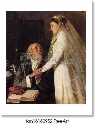 Free art print of A Father's Blessing before the Wedding by Vladimir Makovsky