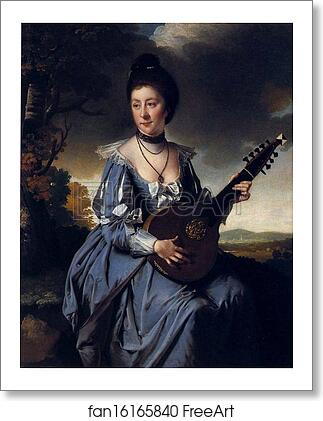 Free art print of Mrs Robert Gwillym by Joseph Wright Of Derby
