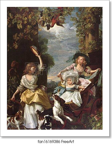 Free art print of The Three Youngest Daughters of King George III by John Singleton Copley Free art print of The Three Youngest Daughters of King George III by John Singleton Copley