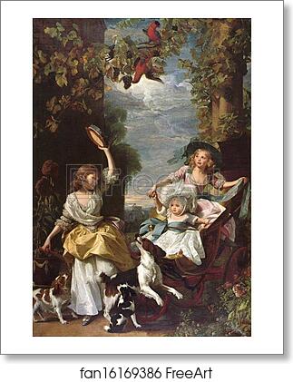 Free art print of The Three Youngest Daughters of King George III by John Singleton Copley