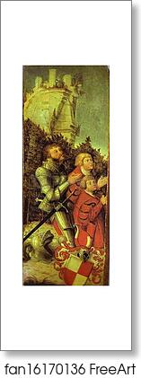 Free art print of Portrait of a Knight with Two Sons by Lucas Cranach The Elder