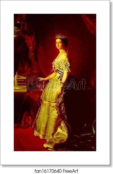 Free art print of Empress Eugénie by Franz Xavier Winterhalter Free art print of Empress Eugénie by Franz Xavier Winterhalter