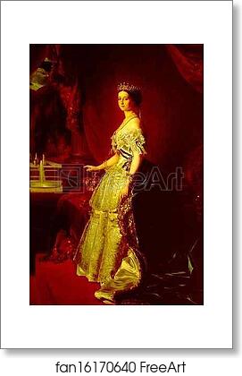 Free art print of Empress Eugénie by Franz Xavier Winterhalter