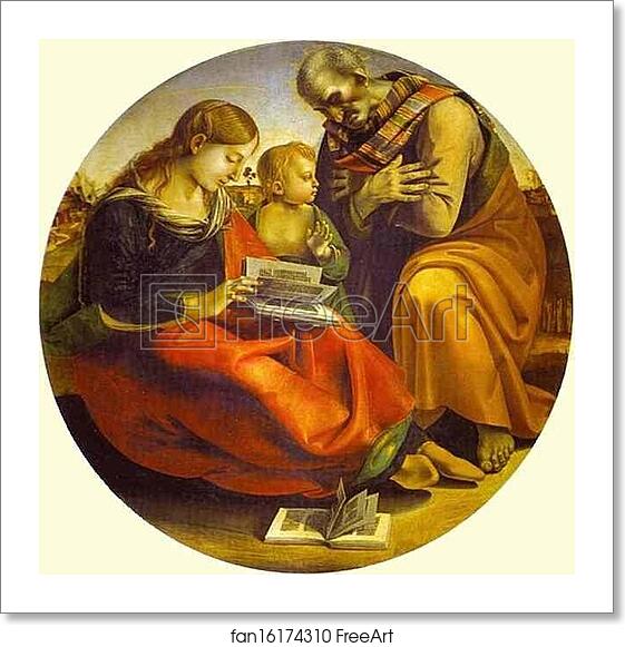 Free art print of The Holy Family by Luca Signorelli