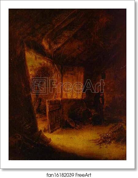 Free art print of In a Barn by Adriaen Van Ostade Free art print of In a Barn by Adriaen Van Ostade