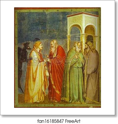 Free art print of The Betrayal of Judas by Giotto