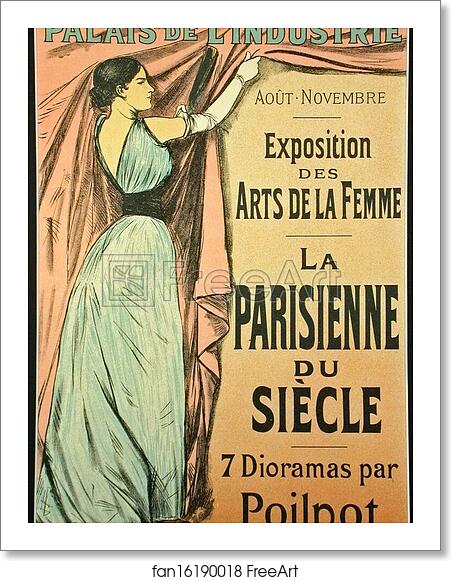 Free art print of L'Exposition des Arts de la Femme (sept dioramas par Poilpot) : "La Parisienne de Siècle". by Jean-Louis Forain