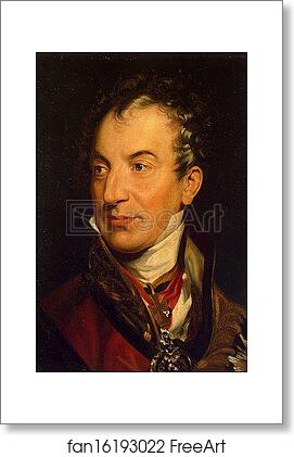 Free art print of Clemens Lothar Wenzel, Prince Metternich (1773-1859) by Sir Thomas Lawrence