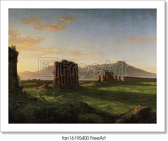 Free art print of Roman Compagna by Thomas Cole