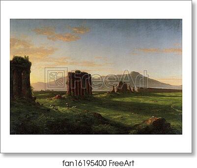 Free art print of Roman Compagna by Thomas Cole