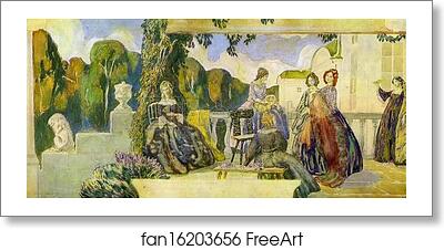 Free art print of Summer Melody by Victor Borisov-Musatov Free art print of Summer Melody by Victor Borisov-Musatov