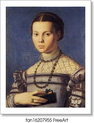Free art print of Portrait of Girl with a Prayer Book by Agnolo Bronzino