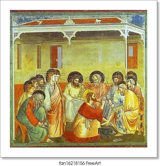 Free art print of Washing of the Feet by Giotto Free art print of Washing of the Feet by Giotto