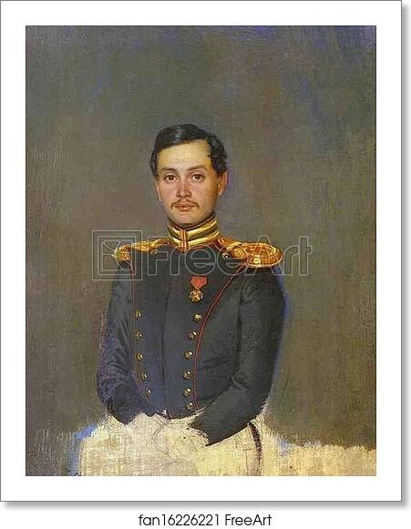 Free art print of Portrait of Second-Captain Vannovsky by Pavel Fedotov Free art print of Portrait of Second-Captain Vannovsky by Pavel Fedotov