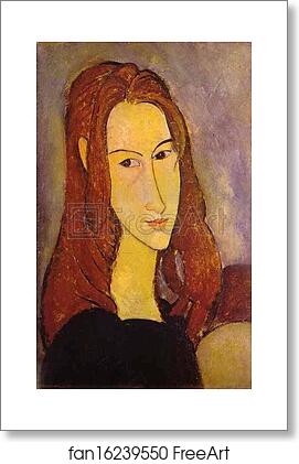 Free art print of Portrait of a Girl by Amedeo Modigliani