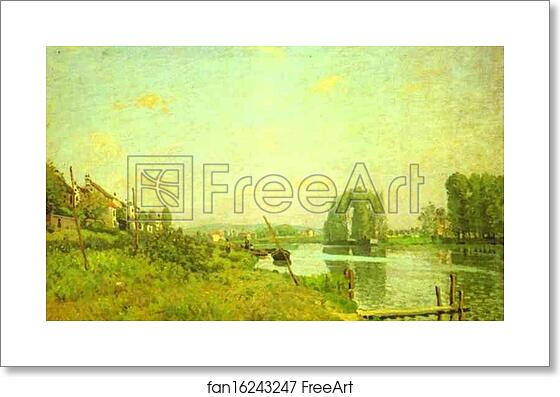 Free art print of The Ile Saint-Denis by Alfred Sisley Free art print of The Ile Saint-Denis by Alfred Sisley
