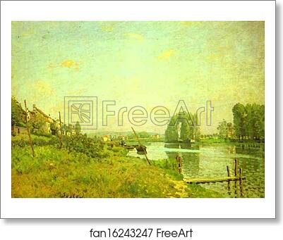 Free art print of The Ile Saint-Denis by Alfred Sisley Free art print of The Ile Saint-Denis by Alfred Sisley