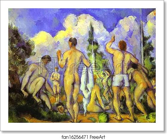 Free art print of Bathers by Paul Cézanne Free art print of Bathers by Paul Cézanne