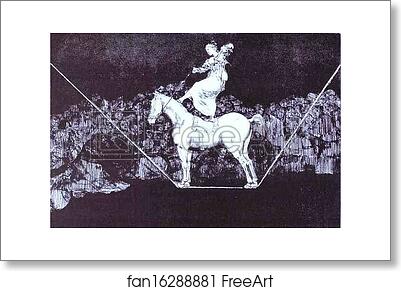 Free art print of Disparate Puntual (Precise Foolishness) by Francisco De Goya Y Lucientes
