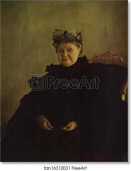 Free art print of Portrait of Maria Morozova by Valentin Serov