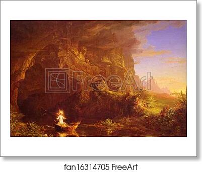 Free art print of The Voyage of Life: Childhood by Thomas Cole Free art print of The Voyage of Life: Childhood by Thomas Cole