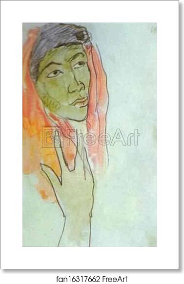 Free art print of Head of a Woman by Paul Gauguin Free art print of Head of a Woman by Paul Gauguin