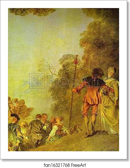 Free art print of Embarkation for Cythera. Detail by Jean-Antoine Watteau Free art print of Embarkation for Cythera. Detail by Jean-Antoine Watteau
