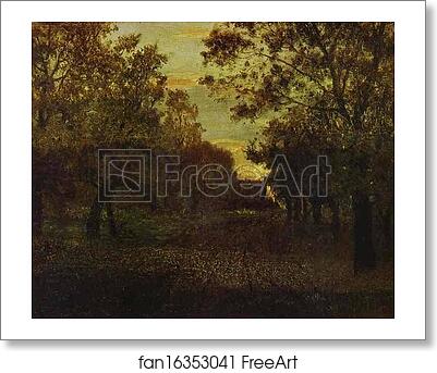 Free art print of Road in a Wood by Isaac Levitan