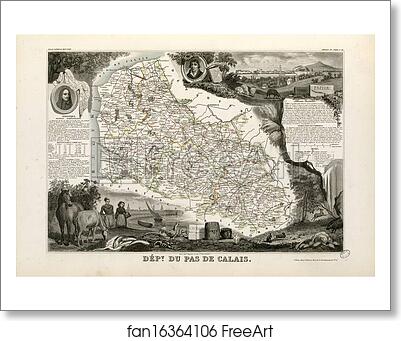 Free art print of Dépt. du Pas de Calais (région du nord) by Victor Jules Levasseur Free art print of Dépt. du Pas de Calais (région du nord) by Victor Jules Levasseur