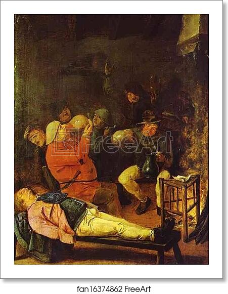 Free art print of Scene at the Inn by Adriaen Brouwer Free art print of Scene at the Inn by Adriaen Brouwer