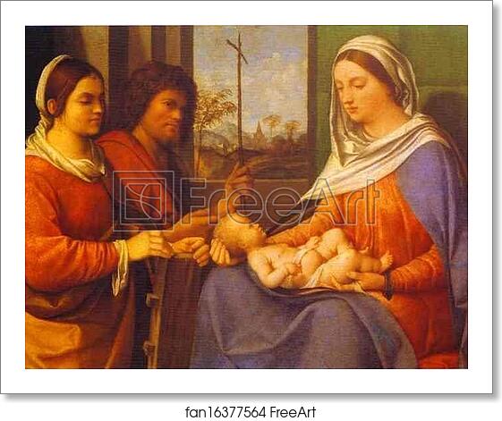 Free art print of Sacra Conversazione by Giorgione Free art print of Sacra Conversazione by Giorgione