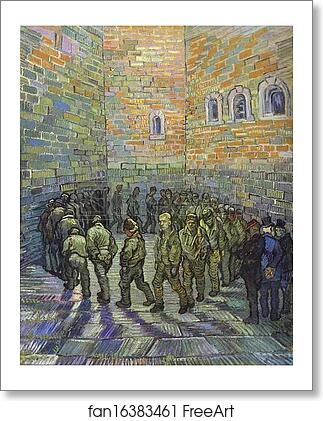Free art print of The Prison Courtyard by Vincent Van Gogh