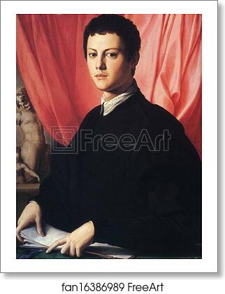 Free art print of Portrait of Sculptor Pierino da Vinci by Agnolo Bronzino