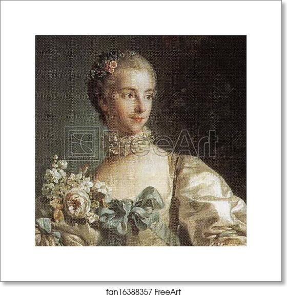 Free art print of Madame Bergeret. Detail by François Boucher Free art print of Madame Bergeret. Detail by François Boucher