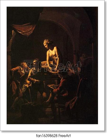 Free art print of An Academy by Lamplight by Joseph Wright Of Derby Free art print of An Academy by Lamplight by Joseph Wright Of Derby