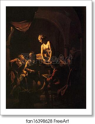 Free art print of An Academy by Lamplight by Joseph Wright Of Derby