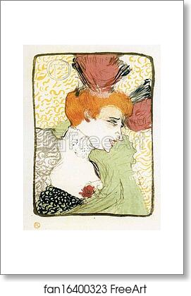 Free art print of Marcelle Lender by Henri De Toulouse-Lautrec